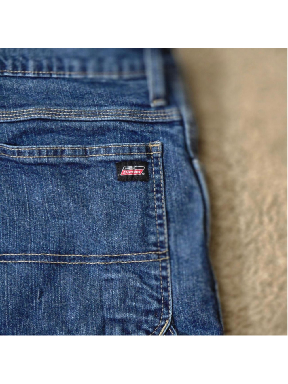 Dickies blue carpenter jeans Size 42" #workwear #carpenterjeans #denim